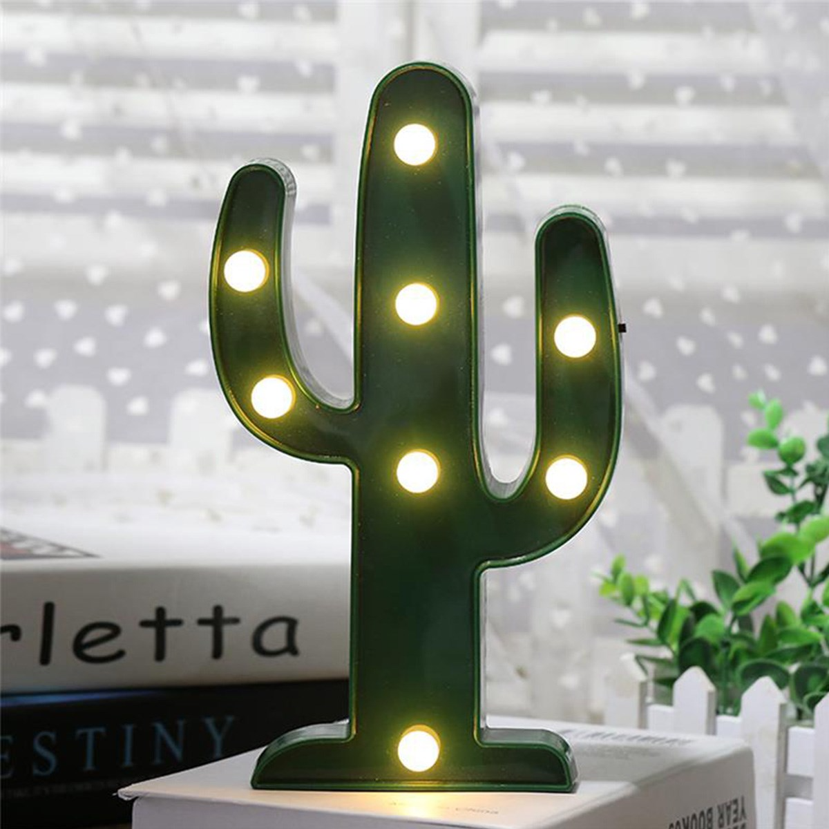 BowLift | Cute Cactus Night LED Lights
