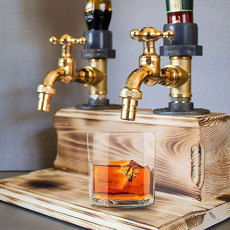BowLift | Liquor Alcohol Whiskey Wood Dispenser