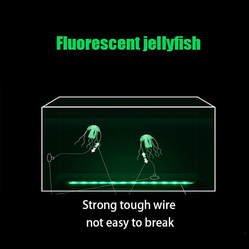 BowLift | Fish tank landscape simulation transparent fluorescent jellyfish