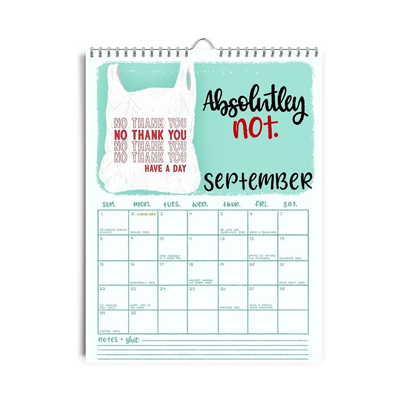 BowLift | HERE WE GO AGAIN DAMN IT 2025 CALENDAR