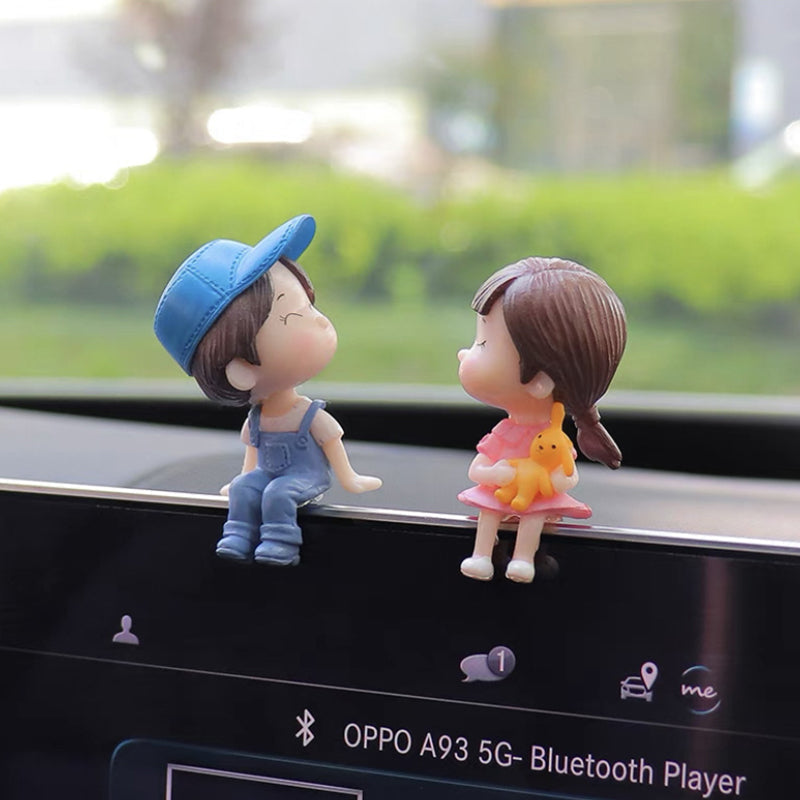 BowLift | Cute Couple Car Ornament