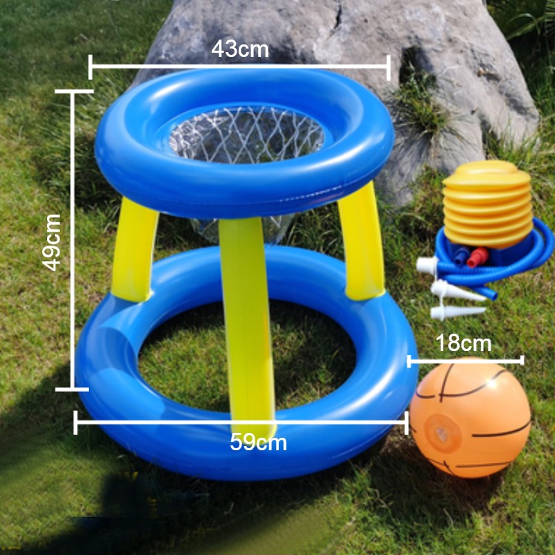 BowLift | Inflatable Pool Float Set, Including Balls, Gate or Net and Pump, for Summer Party & Fun Water Games, for Kids and Adults