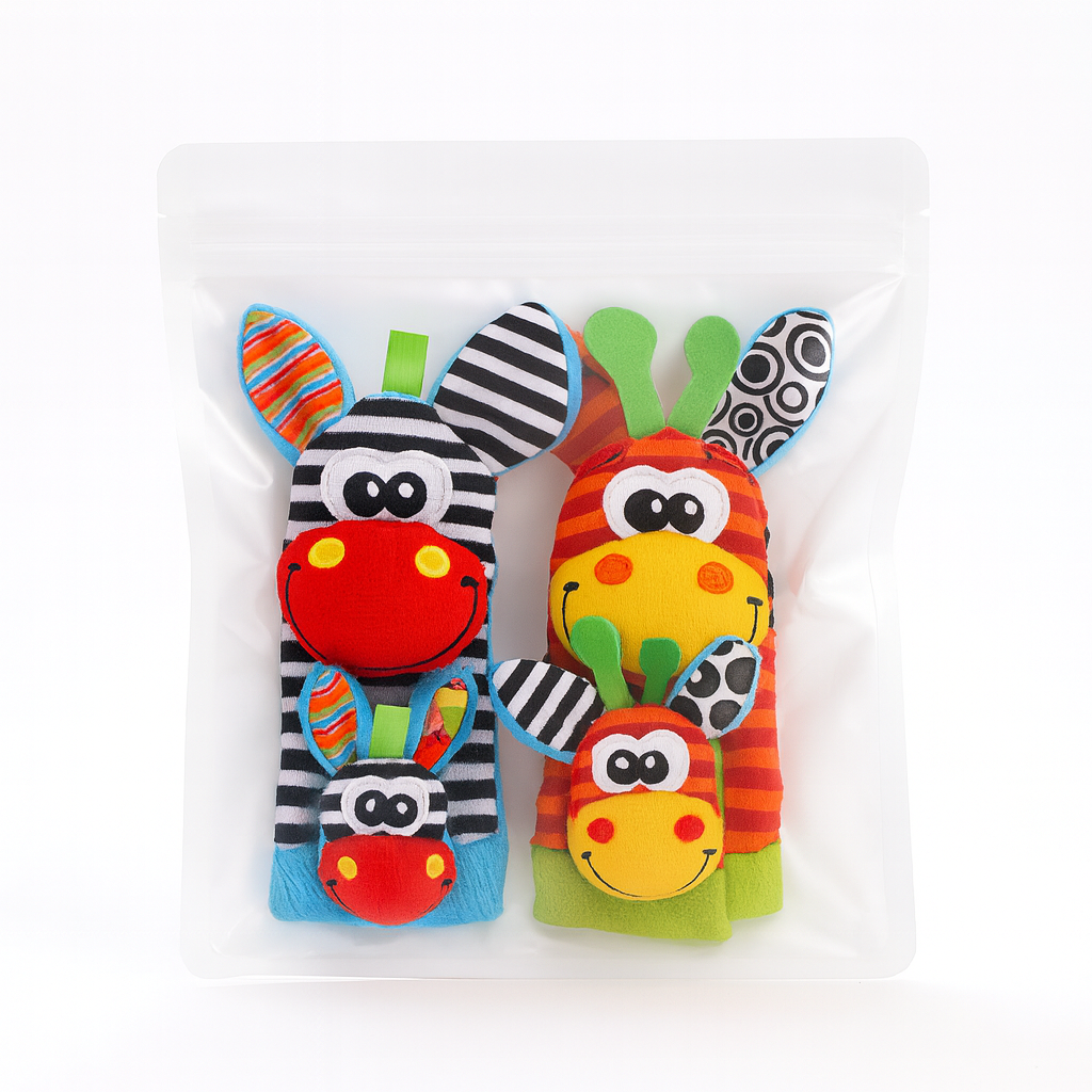 BowLift | Baby Rattle Socks Wrist Toys Set