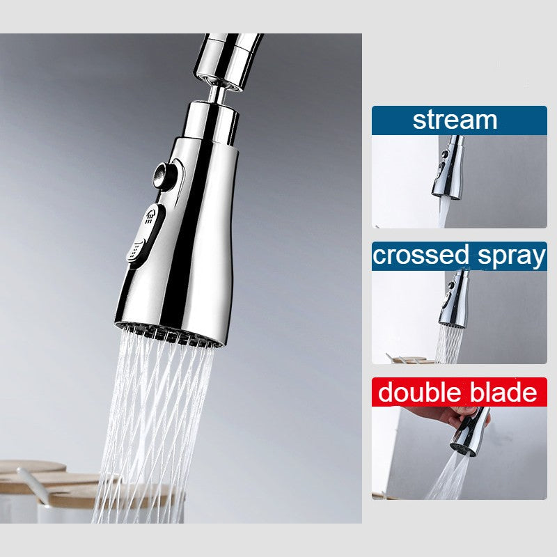 BowLift | Pull Out Spray Head with 3 Water Modes, for Bathroom & Kitchen Faucet