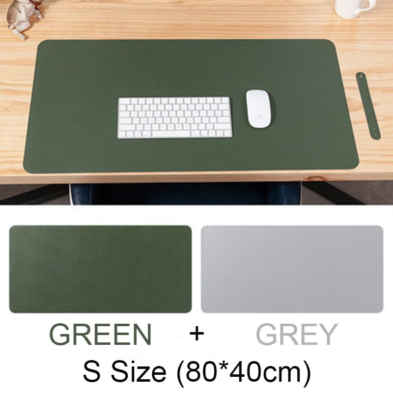 BowLift | Double-sided Large Waterproof PU Leather Desk Mat, for Office and Home
