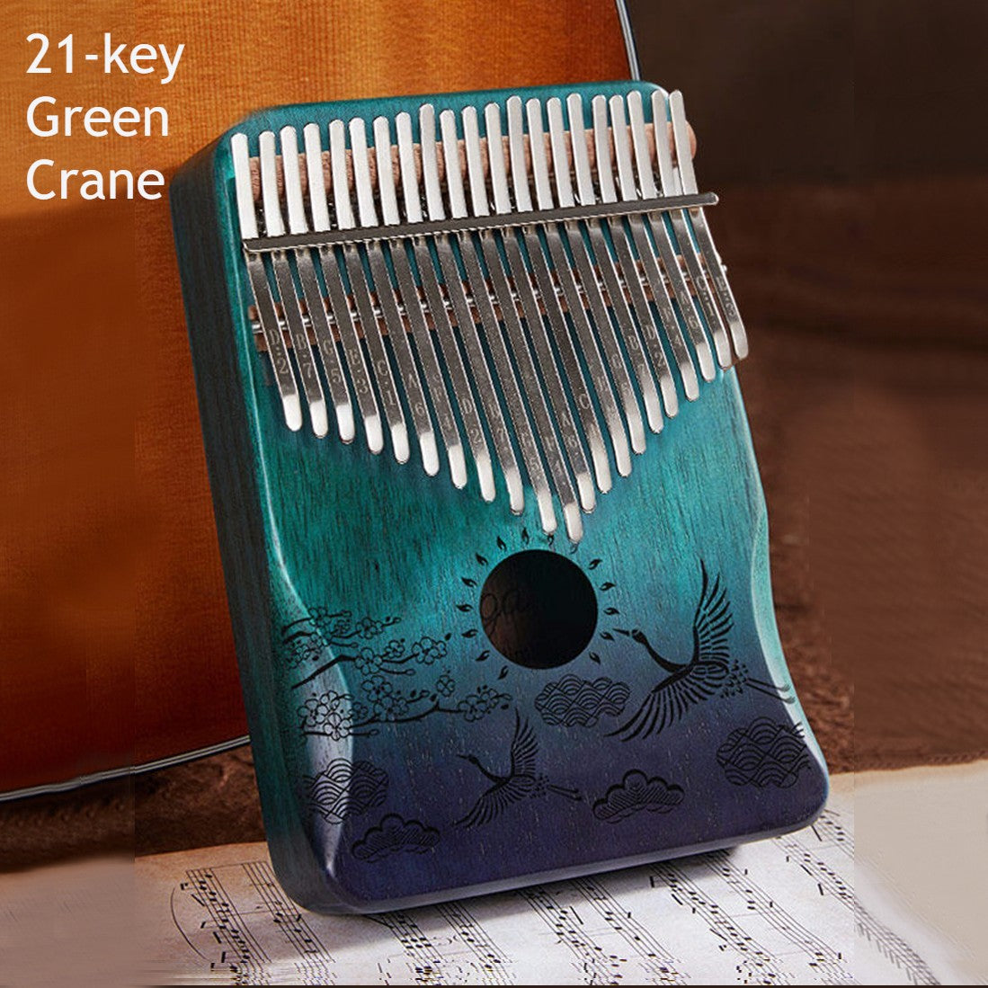 BowLift | Portable Kalimba, with 21 Keys & Solid Wood Board, for Kids, Adult, Beginners, Professional