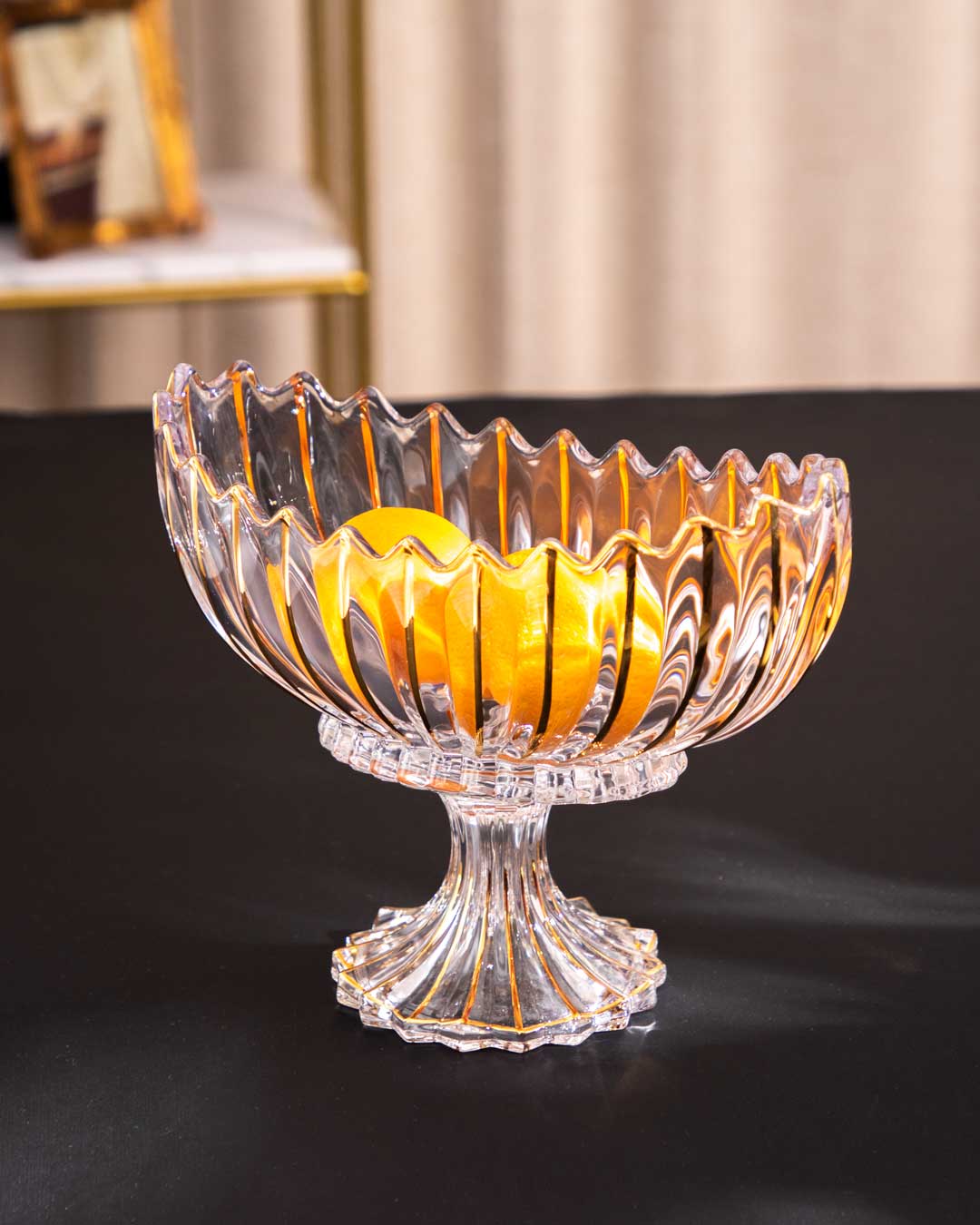BowLift | Crystal Glass Lotus Decorative Bowl