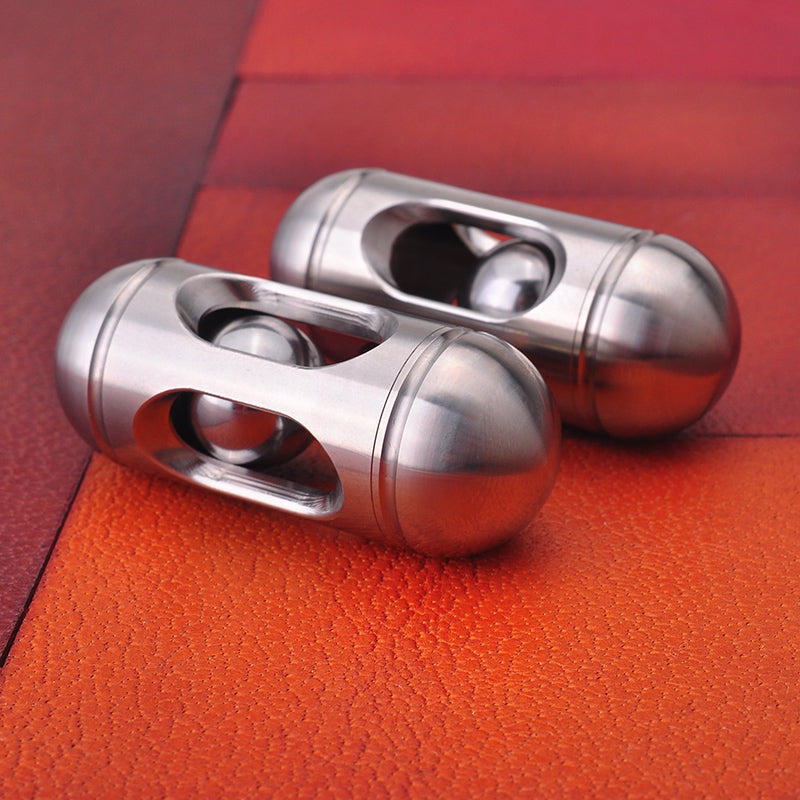 BowLift | Anti Stress Mini Cylindrical Fidget Toy, with Pocket Size & Stainless Steel Material, for Everyday Carrying