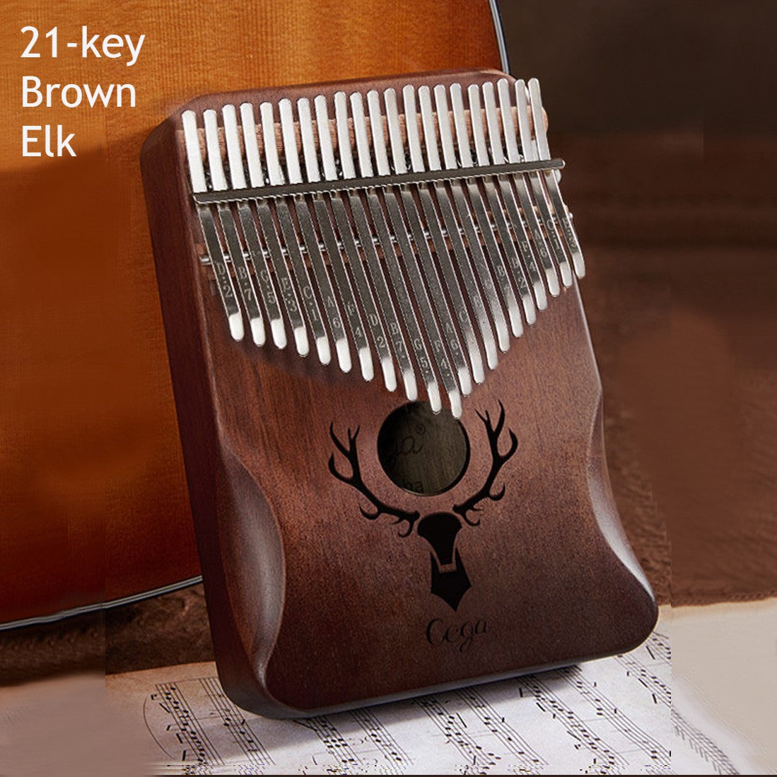 BowLift | Portable Kalimba, with 21 Keys & Solid Wood Board, for Kids, Adult, Beginners, Professional
