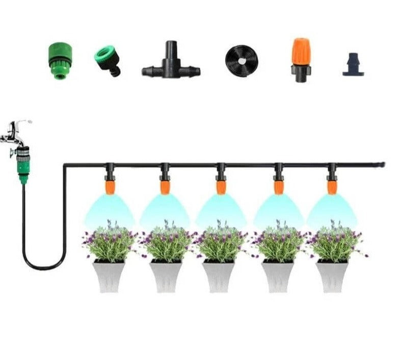 BowLift | Pro Sprinkler Set – Smart Garden Irrigation System | Custom Nozzles | Water-Saving Design | 5m–20m Hose