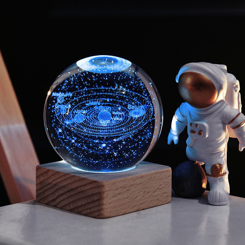 BowLift | 3D Galaxy Crystal Ball Nightlight Decorlamp