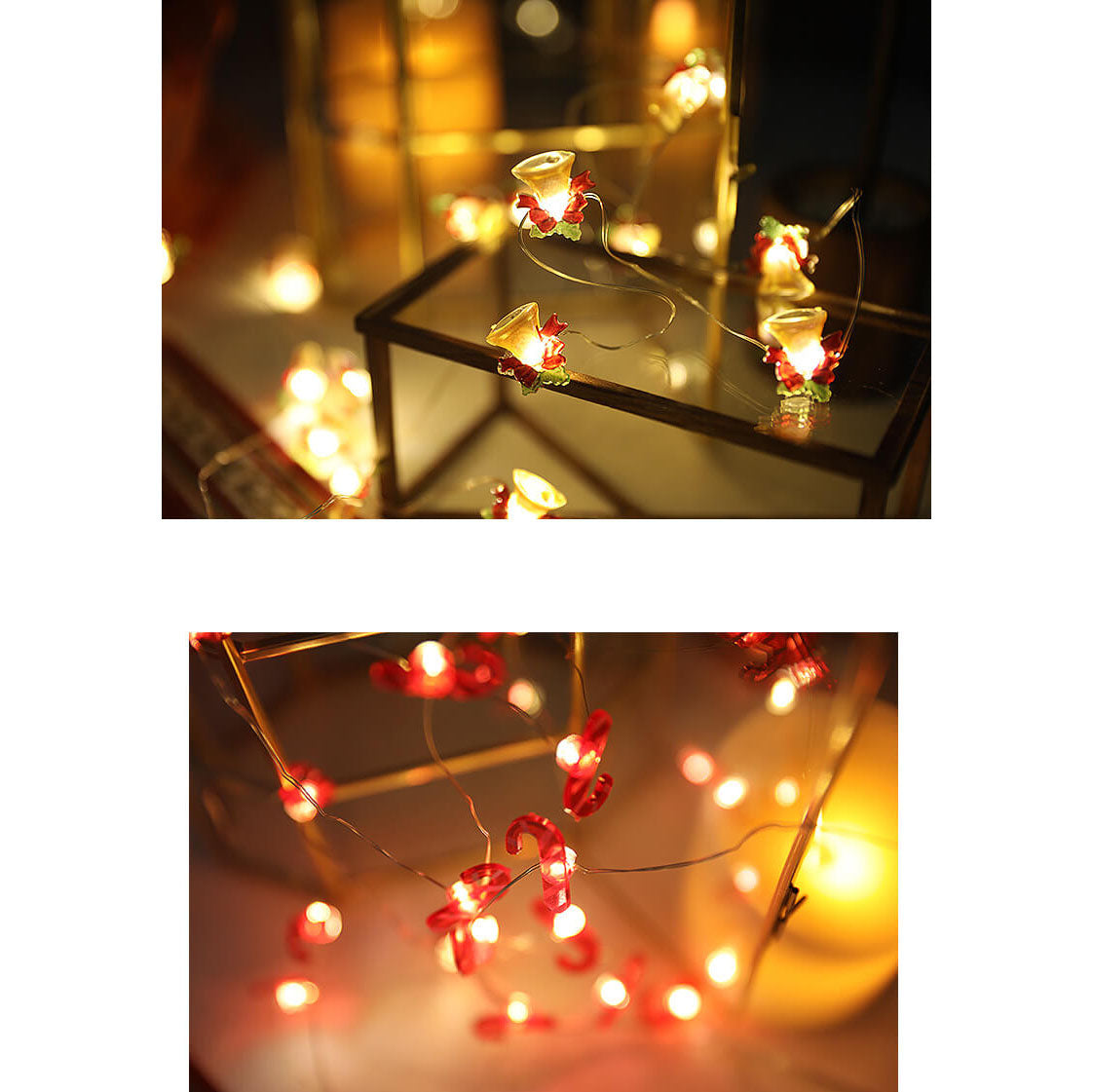 BowLift | Christmas Elk Snowman Decoration LED Copper Wire String Lights