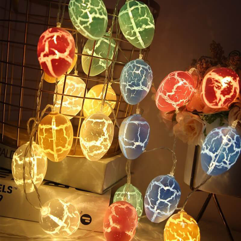BowLift | Easter Egg String LED Multi-Color Cracking Egg Decorative String Lights