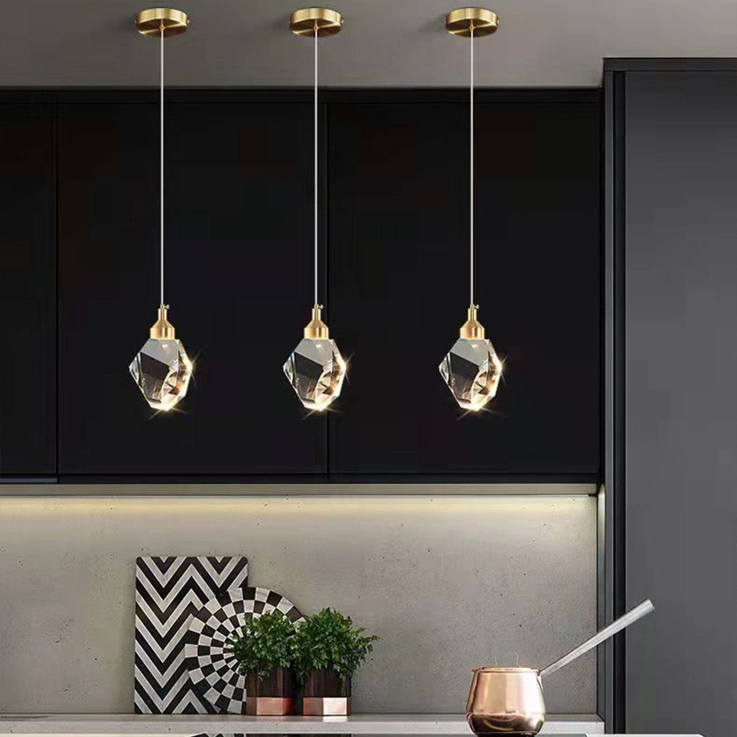 BowLift | Crown Jewel pendant light