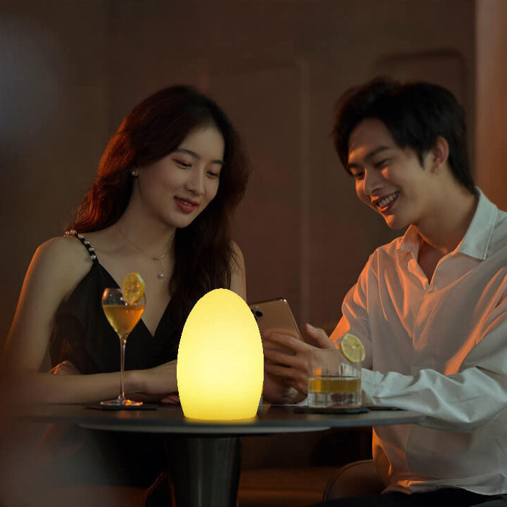 BowLift | RGB ABS Egg-shaped LED Decorative Table Lamp