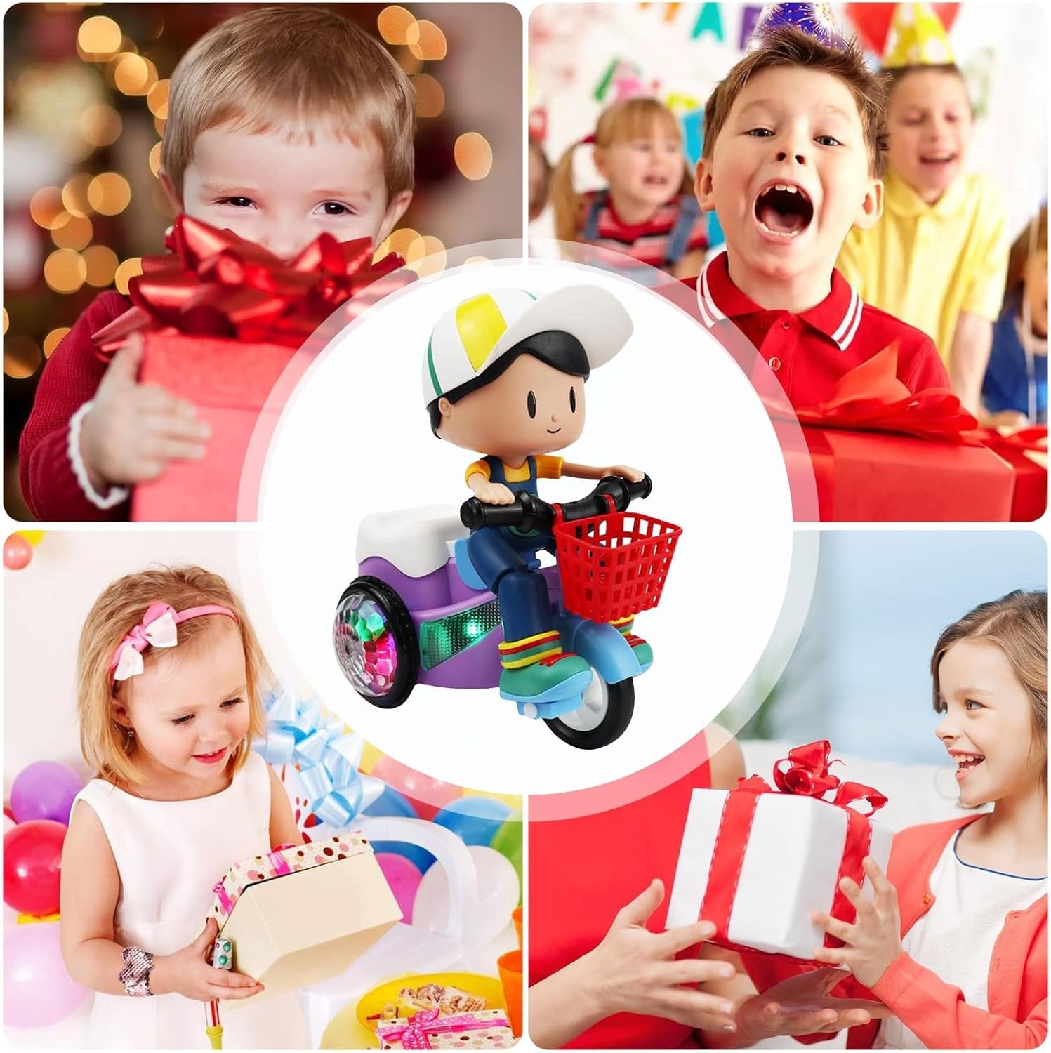 BowLift | Stunt Spin Dance Electric Tricycle Toy