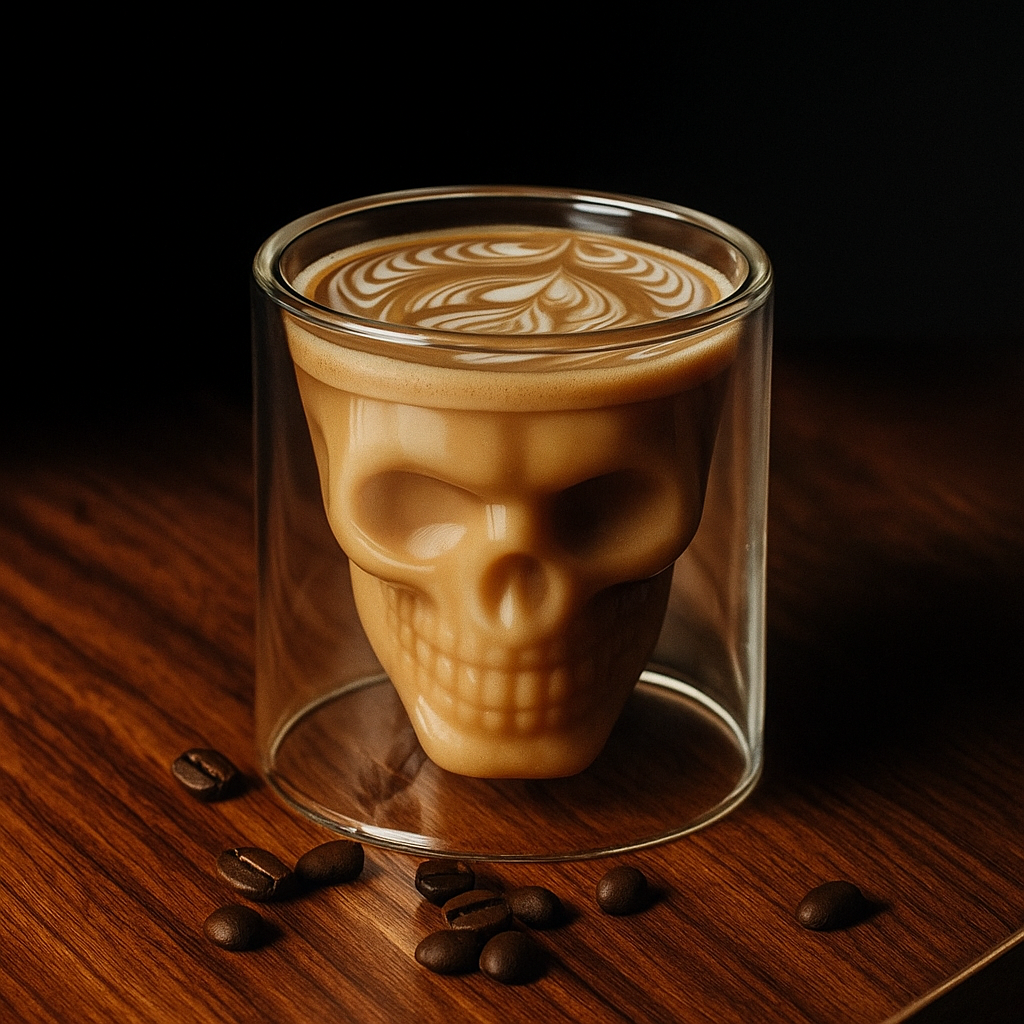 BowLift | 3D Skull Head Double Drinking Glass