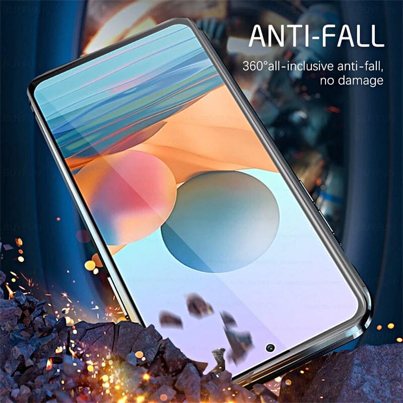 BowLift | Magnetic tempered glass double-sided phone case for Samsung