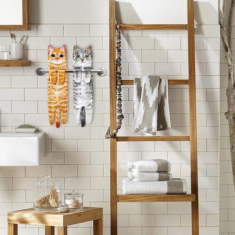 BowLift | Cute Cat Hand Towel