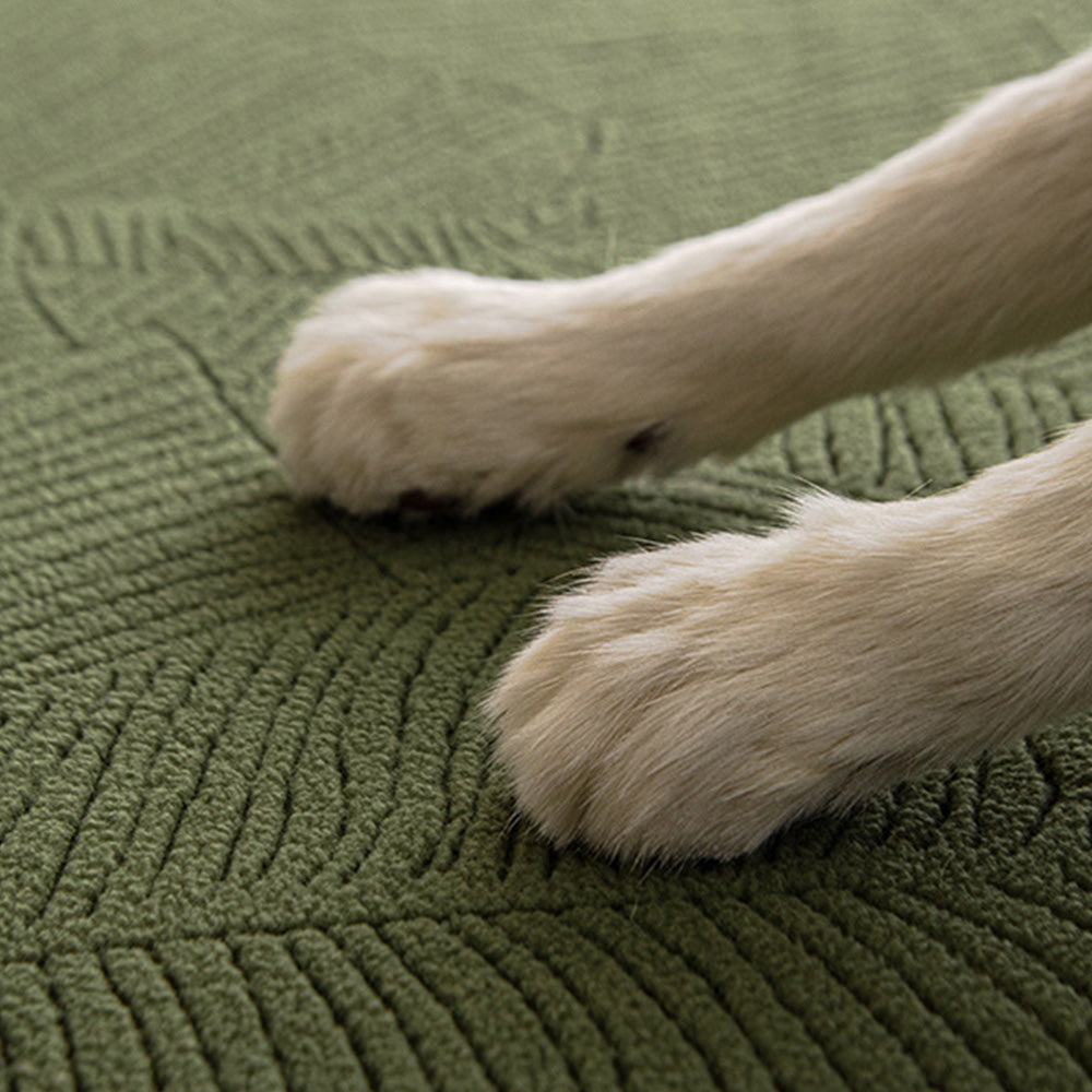 BowLift | Waterproof Sofa Cover with Tropical Leaf Pattern – Elastic and Scratch Resistant – Full Protection for Sofas