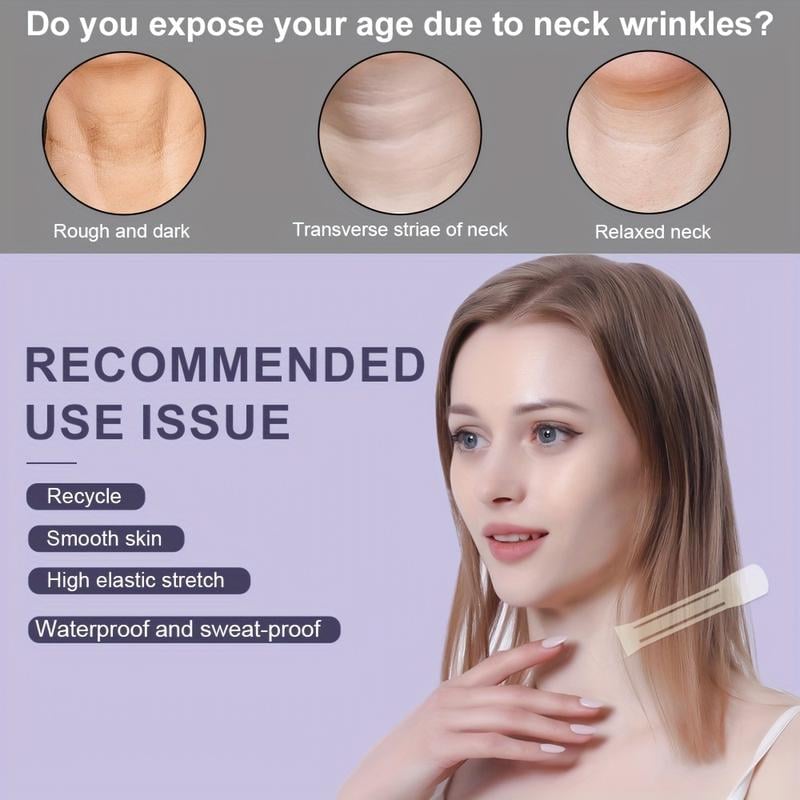 BowLift | Neck Lifting Tape | Instant Firming & Sculpting Effect | Invisible & Skin-Safe Adhesive