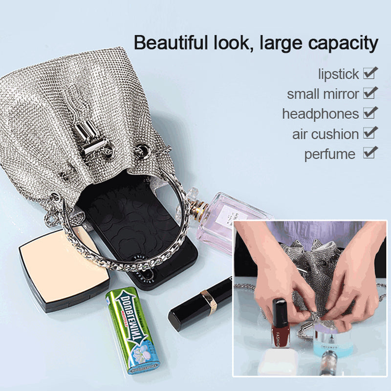 BowLift | Diamond Drawstring Bucket Bag