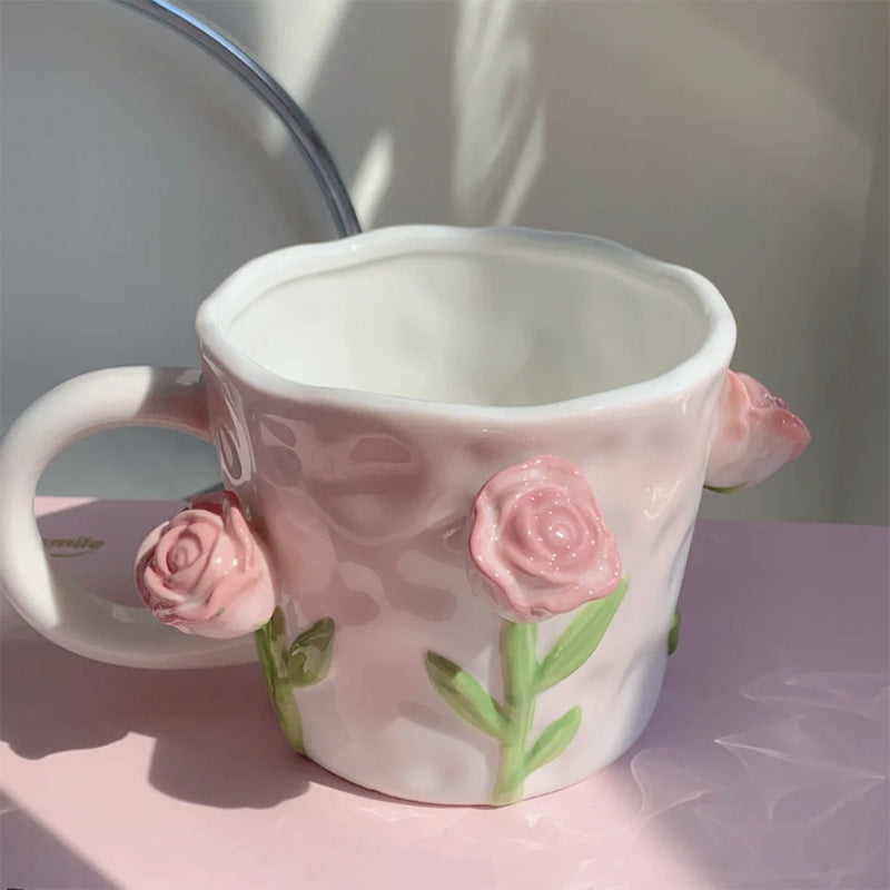 BowLift | Frendorf 3D Floral Hand-painted Mug