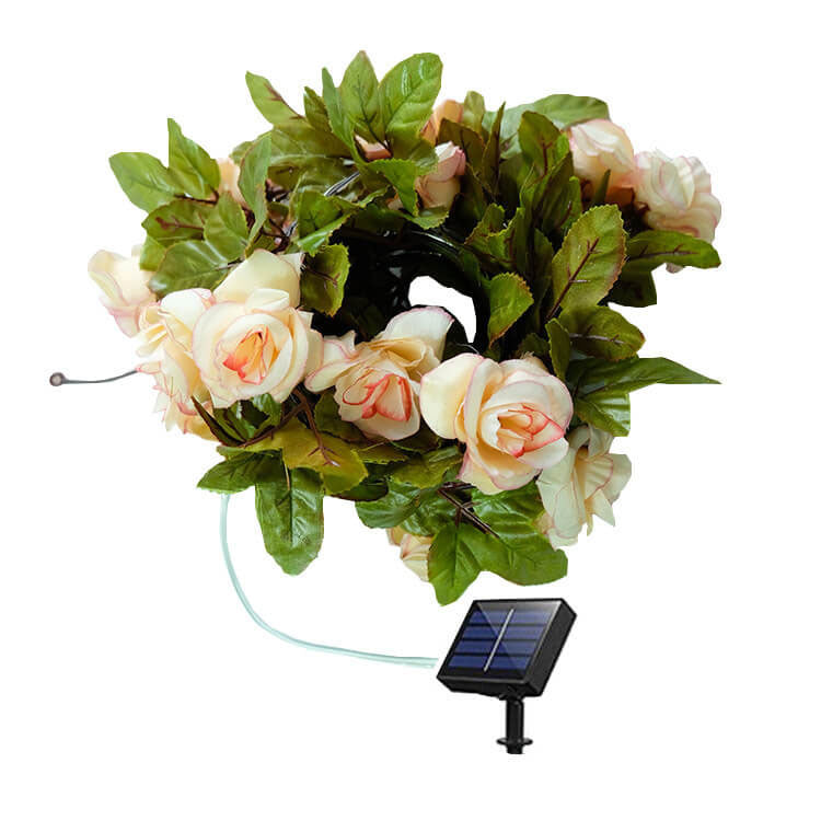 BowLift | Solar Outdoor Waterproof Shockproof Rose Outdoor LED String Lights