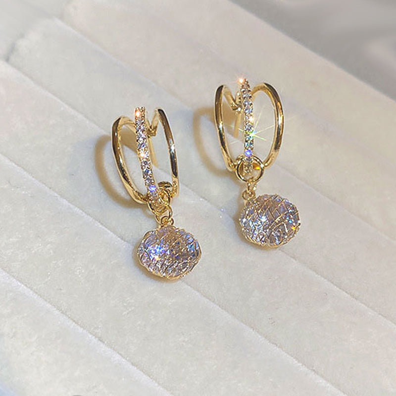 BowLift | Fashion Diamond Crown Earrings