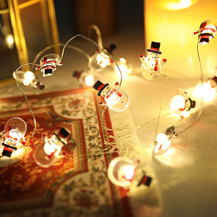 BowLift | Christmas Elk Snowman Decoration LED Copper Wire String Lights