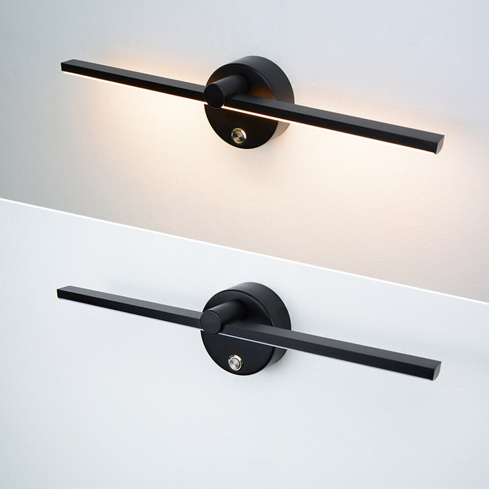 BowLift | Nordic Minimalist Aluminium Long Bar Switch LED Mirror Wall Light Lamp