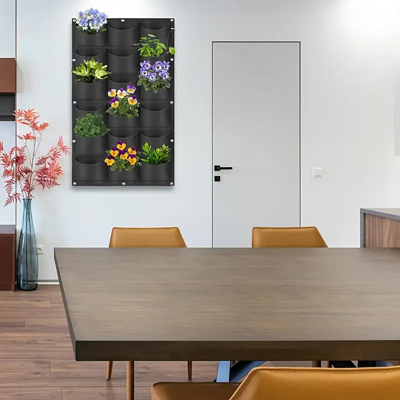 BowLift | Felt Plant Bag for Vertical Wall Mounting – Three-dimensional, Non-woven Plant Bag