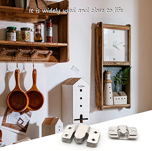 BowLift | Interlock Hanging Clip — Stainless Steel Wall Art Hooks with Secure Hold (5 Pieces)