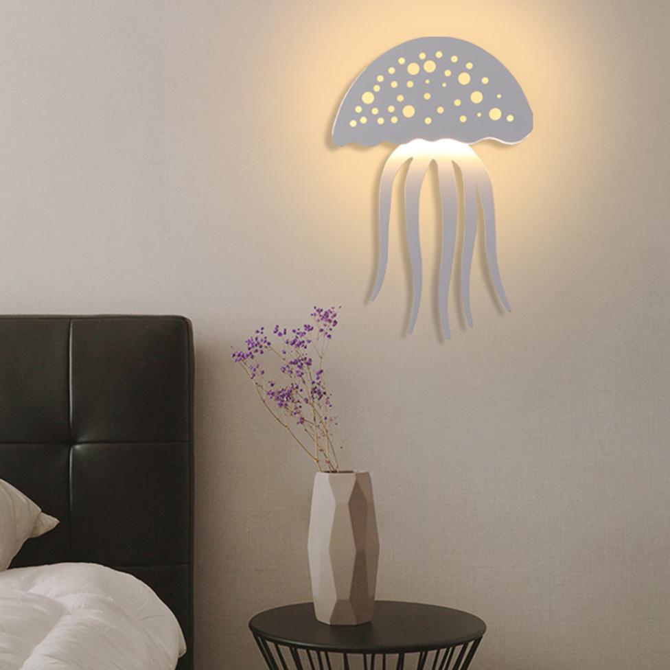 BowLift | Modern creative 1-Light LED Jellyfish Wall Light