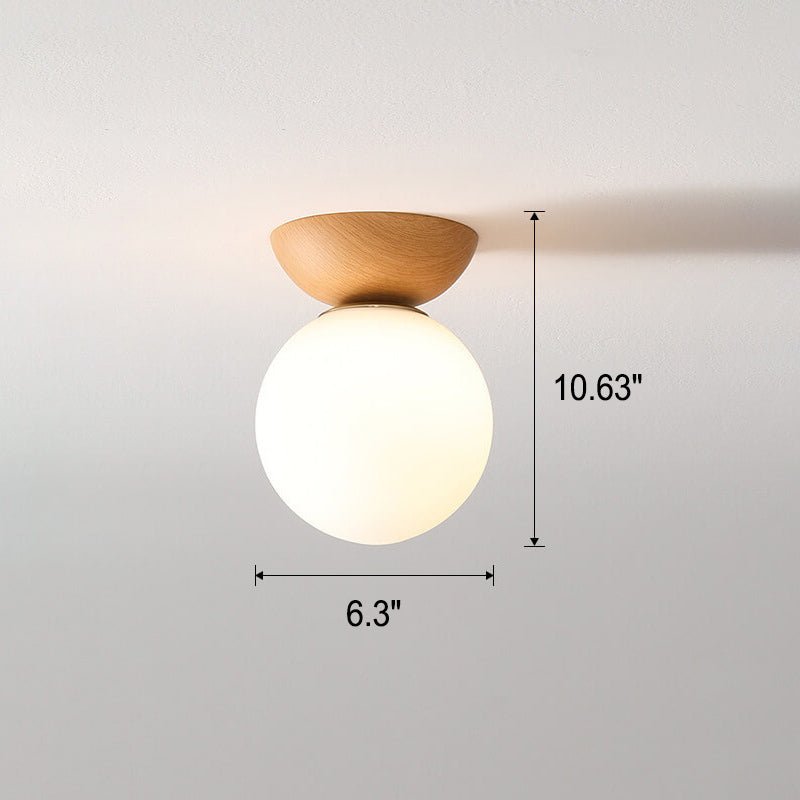 BowLift | Hikari Japanese LED Ceiling Light – Minimalist Wooden Frame Zen Lamp