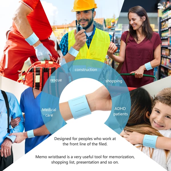 BowLift | Reusable Erasable To Do List Silicone Wristband