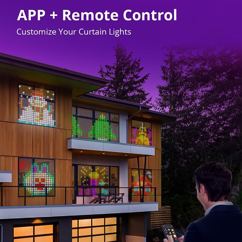 BowLift | Color Waves LED Curtain Sync Lights