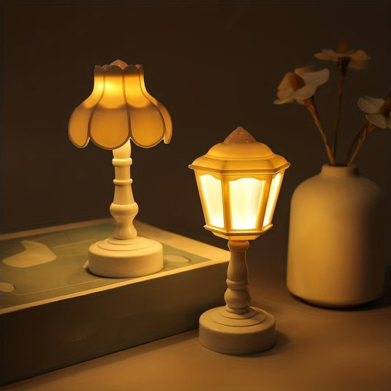 LumiDeco - Retro LED Mini Table Lamp for Home Bowlift
