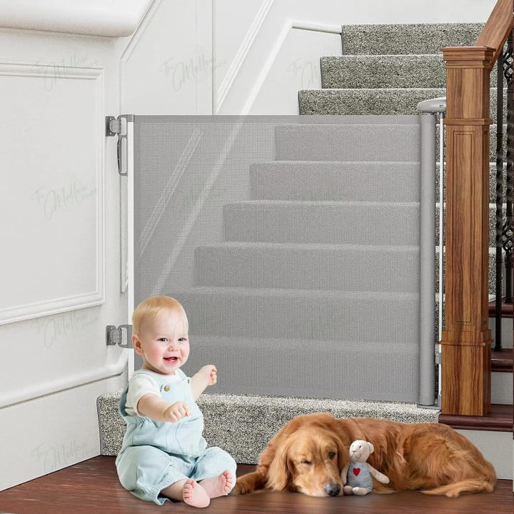 BowLift | Extendable Safety Gate for Babies and Pets – Up to 140 cm – SafeLiving Gate