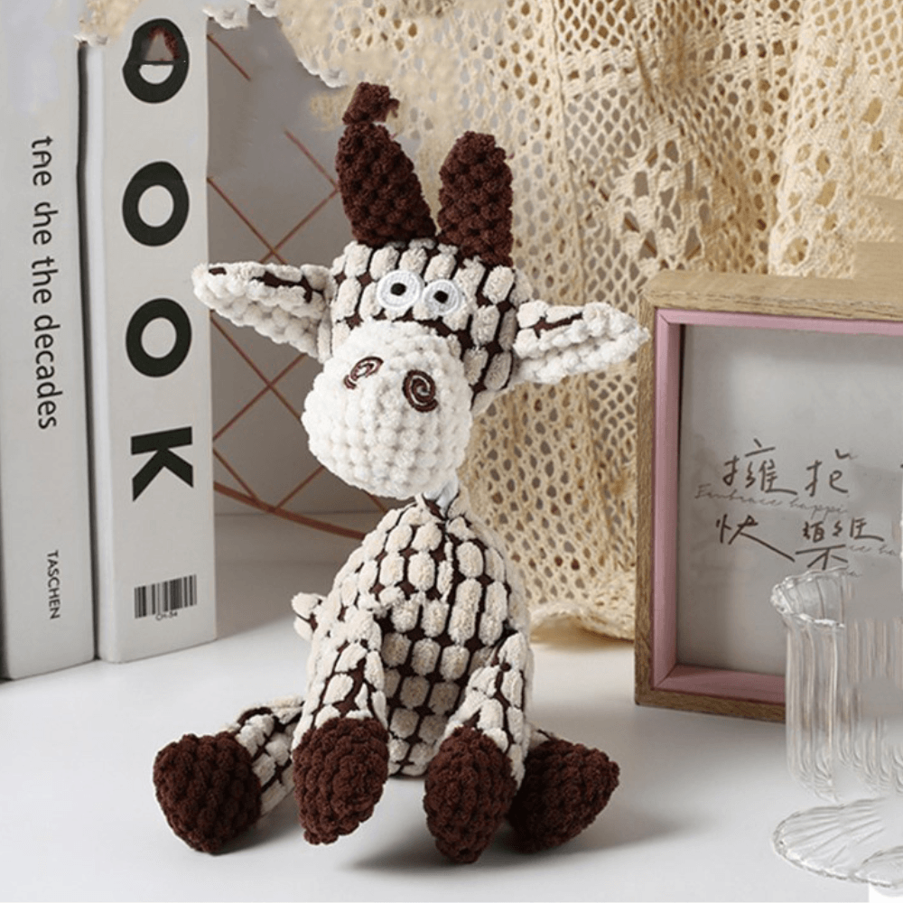 BowLift | Dog Toy Plush Chew Set for Aggressive Play