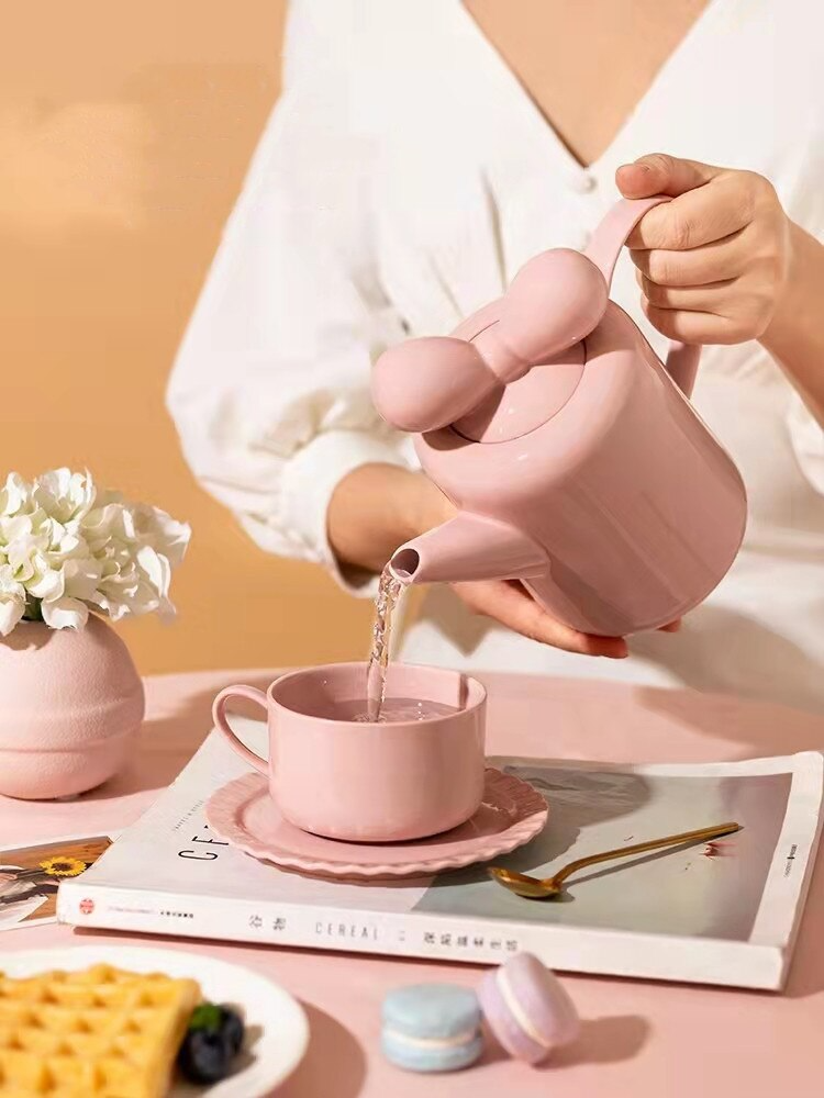 BowLift | Bow Knot Design Porcelain Tea Pot