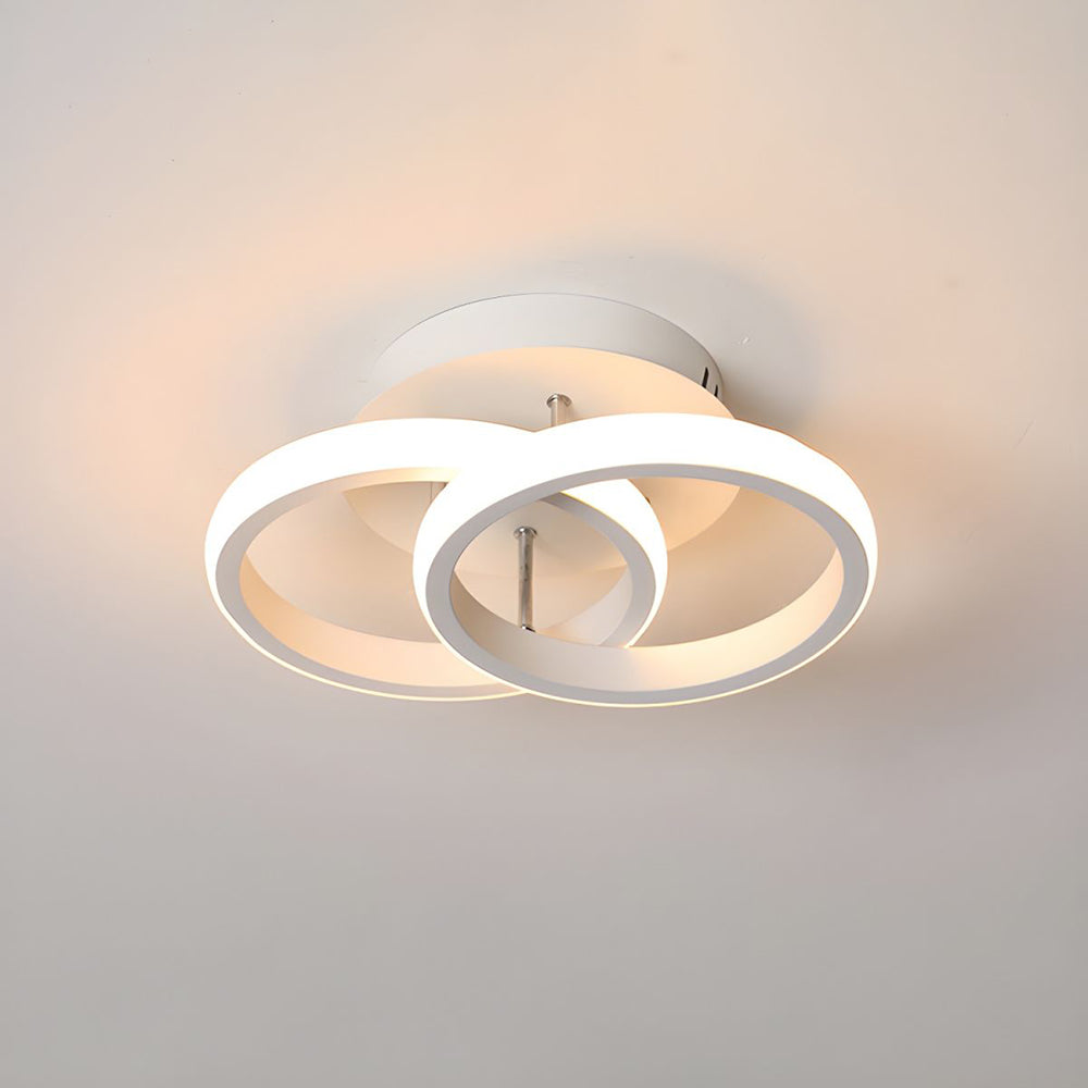 BowLift | Ceiling Light with LED Black Metal Frame