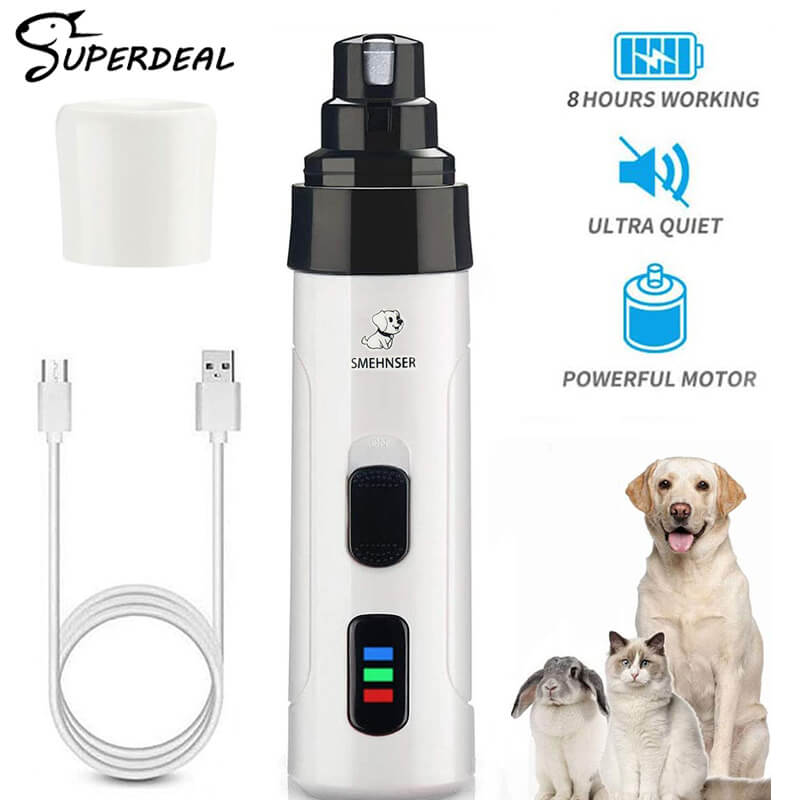 BowLift | Electric Dog Claw Nail Trimmer Grinder Clipper for Dogs and Cats