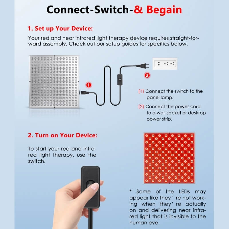 BowLift | Infrared Red Light Photherapy Therapy Lamp Machine for Psoriasis and Rosacea