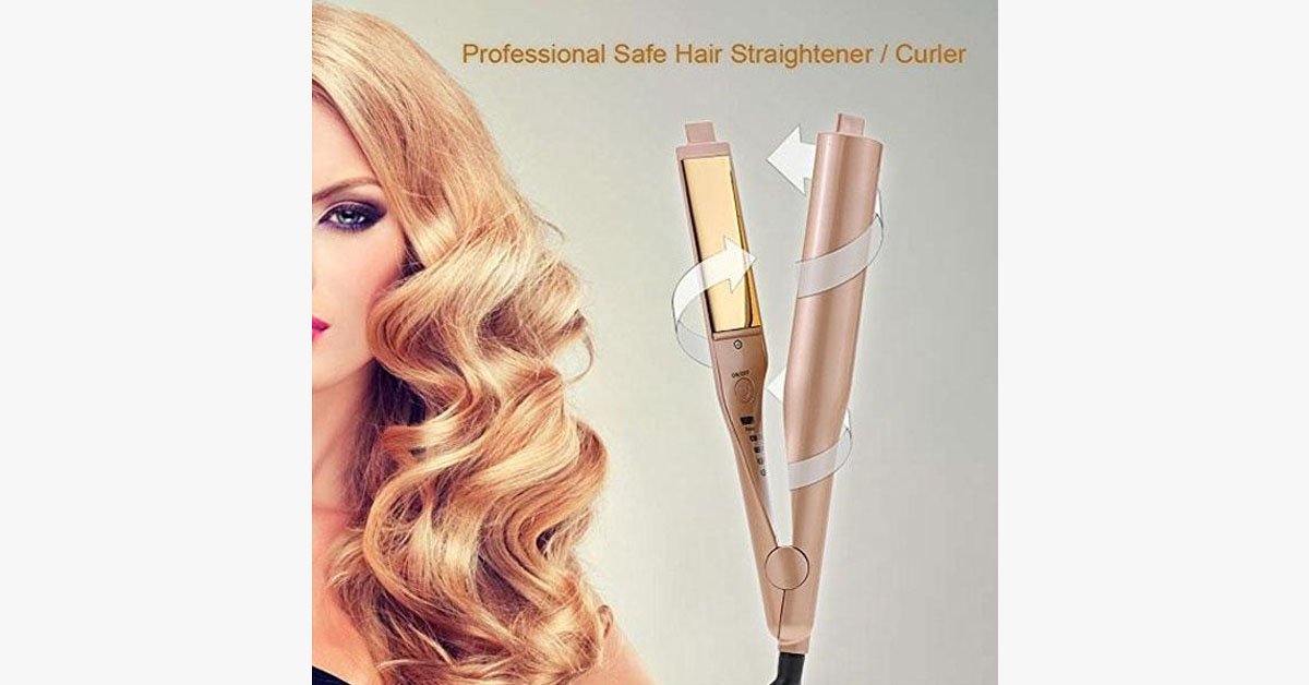 BowLift | Pro 2-in-1 Hair Waver and Straightener