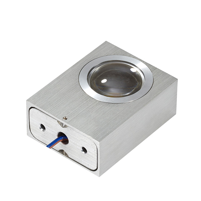 BowLift | Aluminum Rectangle RGB Wall Lighting Simple Black/Brushed Silver Single/Dual-Sided LED Wall Mounted Light for Corridor