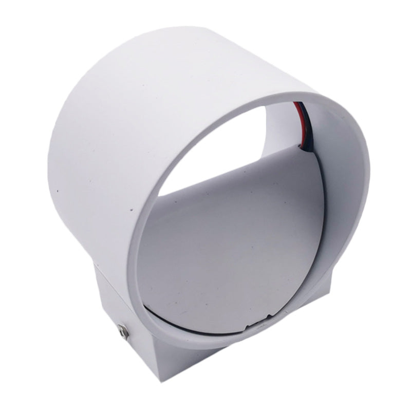 BowLift | Black/White Circle Mini Wall Light Kit Simple LED Metal Wall Light in Multi-Color Light