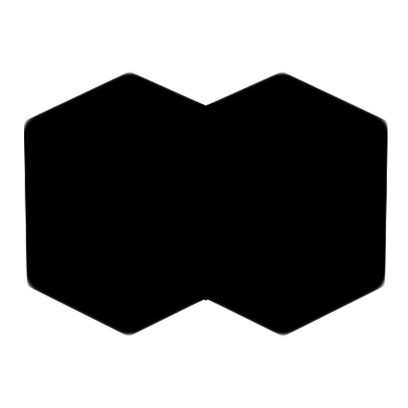 BowLift | Modern 2/3/4-Light LED Ceiling Light Black Hexagon Wall-Mounted Light with Aluminum Shade, RGB Colors Light