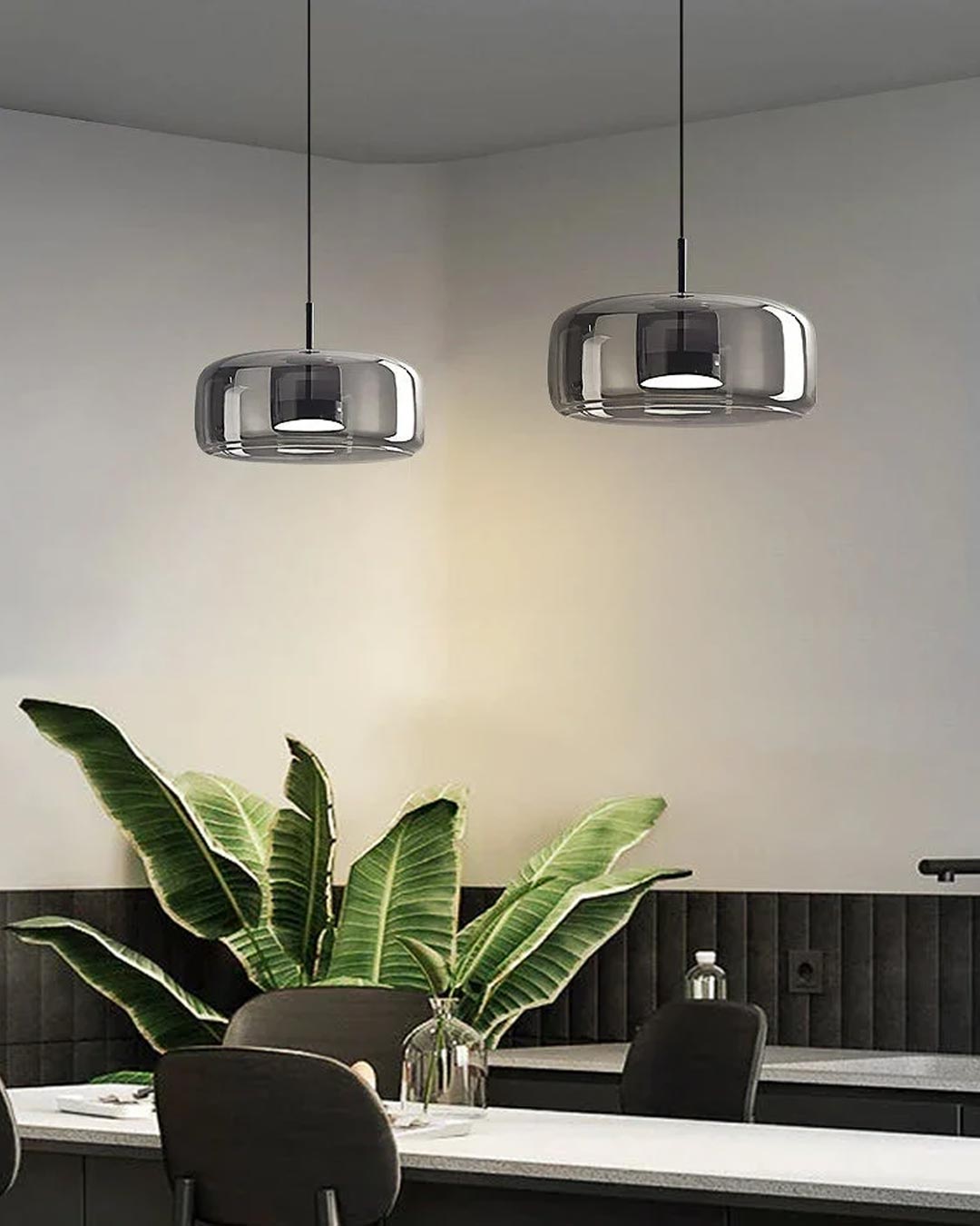BowLift | Valentino Ceiling Pendant Light - Smoke