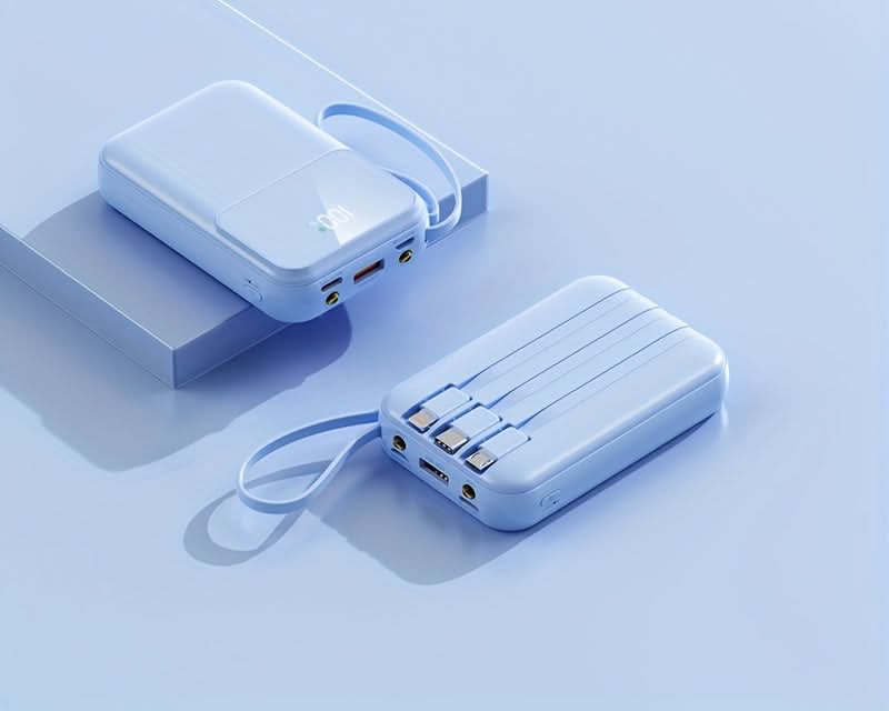 BowLift | 10000mAh Portable Power Bank with Cables